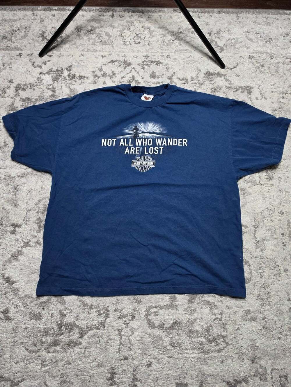 Harley-Davidson Not All Who Wander T-Shirt Size 3XL Blue